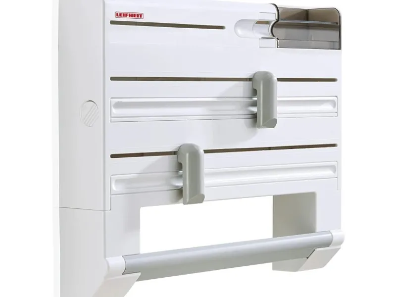 Outlet Leifheit Wandrollenhalter Parat Plus Folienschneider Schneidabroller
