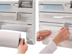 Outlet Leifheit Wandrollenhalter Parat Plus Folienschneider Schneidabroller