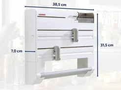 Outlet Leifheit Wandrollenhalter Parat Plus Folienschneider Schneidabroller