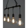 Clearance Luce Design Pendelleuchte Amarcord Rostbraun 4-flammig