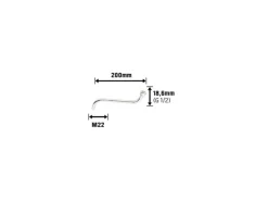 LUX S-Auslauf 18,6 mm (G 1/2) x 200 mm< Zubehör Für Küchenarmatur|Ersatzteile Küchenarmatur