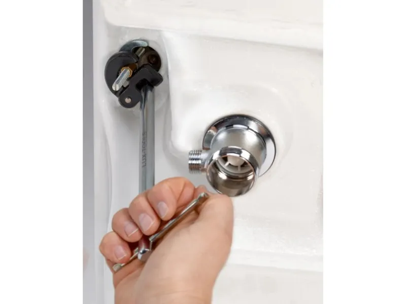 LUX-TOOLS Standhahnmutternschlüssel 25 cm Comfort< Zubehör Für Küchenarmatur|Einhebelmischer