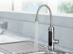 Durchlauferhitzer|Zubehör Für Küchenarmatur<Maxxmee Warm und Kaltwasserarmatur mit integrierter Heizspirale Edelstahl 3600 W
