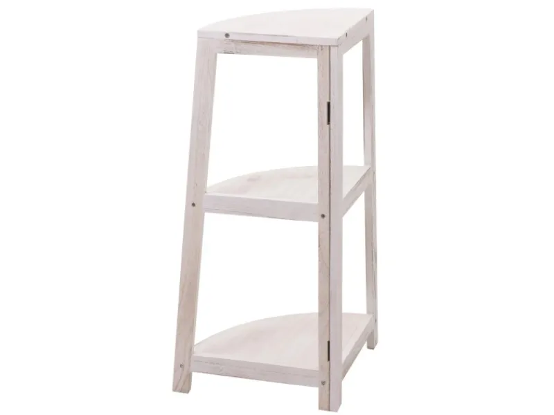 MCW Eckregal K44 Shabby Weiß< Küchenregale