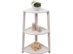 MCW Eckregal K44 Shabby Weiß< Küchenregale