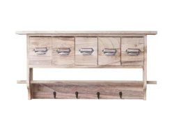 Outlet MCW Küchenregal C49 5 Schubladen Natur