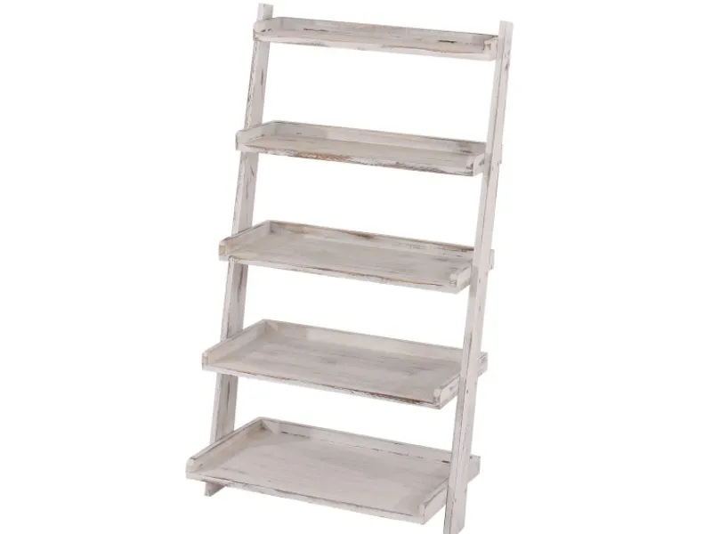 Discount MCW Standregal Pflanzregal Weiß