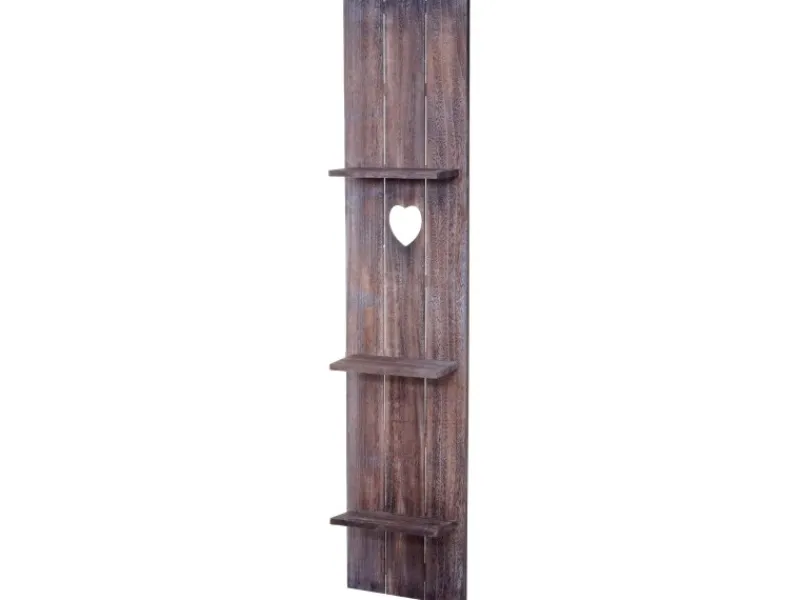 MCW Wandregal C92 150x33x13.5cm Shabby Braun