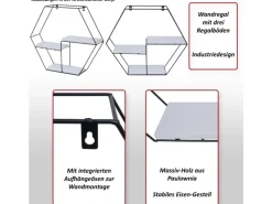 MCW Wandregal K76 43x49x11cm< Küchenregale