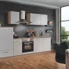 Menke Küchenzeile Artisan Classic 270 cm Weiß Artisan-Eiche Nachbildung< Herde|Einbauküchen