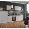 Menke Küchenzeile Artisan Classic 310 cm Weiß Artisan-Eiche Nachbildung< Herde