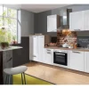 Landhausküchen|Herde<Menke Küchenzeile Artisan Premium 300 cm Landhaus Weiß Artisan-Eiche Nachbildung