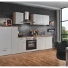 Herde|Kochfelder<Menke Küchenzeile Artisan Classic 300 cm Weiß Artisan-Eiche Nachbildung