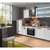 Hot Menke Küchenzeile Artisan Premium 270 cm Landhaus Artisan-Eiche Nachbildung