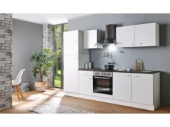 Einbauküchen|Kühlschränke<Menke Küchenzeile White Classic 270 cm Weiß