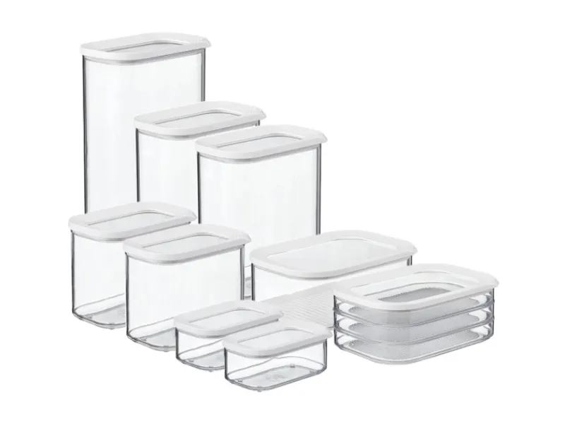 Mepal Vorratsdosen|Vorratsbehälter<Modula Vorratsdosen-Set 9-teilig Weiß