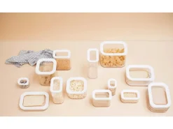 Mepal Vorratsdosen|Vorratsbehälter<Modula Vorratsdosen-Set 9-teilig Weiß