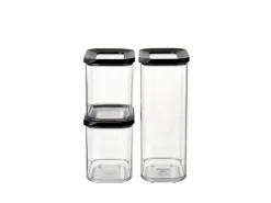 Mepal Modula Vorratsdosen-Set 3-teilig Schwarz< Vorratsbehälter|Vorratsdosen