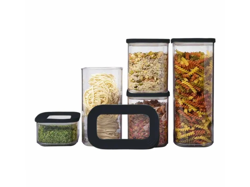 Outlet Mepal Modula Vorratsdosen-Set 5-teilig Schwarz
