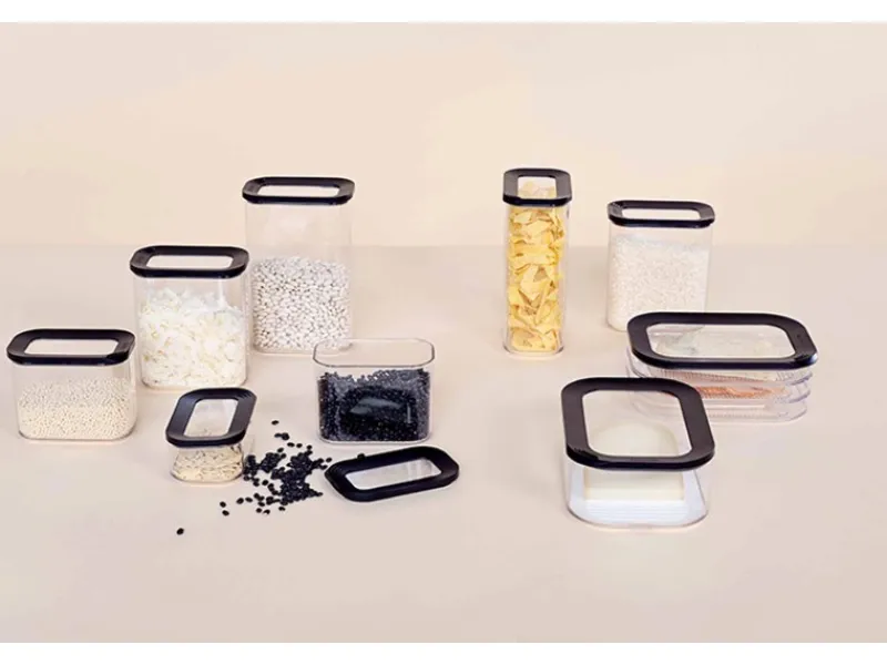 Outlet Mepal Modula Vorratsdosen-Set 5-teilig Schwarz