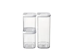Mepal Modula Vorratsdosen-Set 3-teilig Weiß< Vorratsdosen|Vorratsbehälter