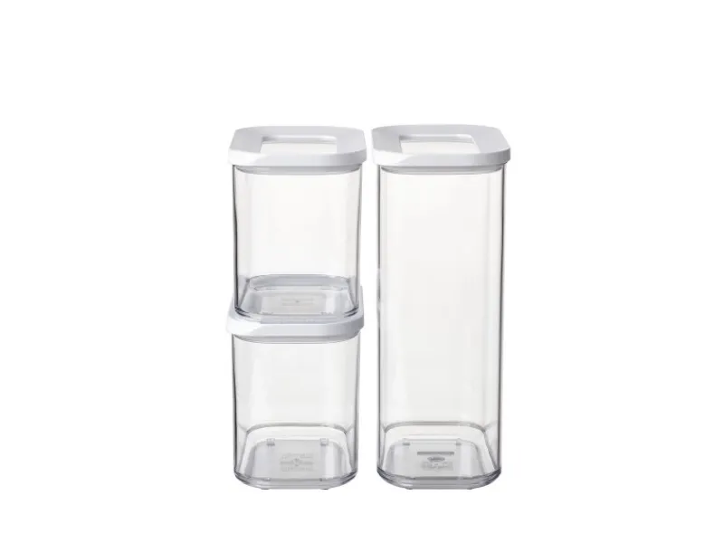 Mepal Modula Vorratsdosen-Set 3-teilig Weiß< Vorratsdosen|Vorratsbehälter