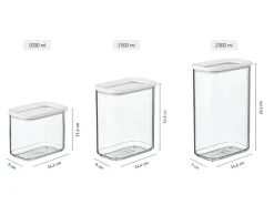 Mepal Modula Vorratsdosen-Set 3-teilig Weiß< Vorratsdosen|Vorratsbehälter