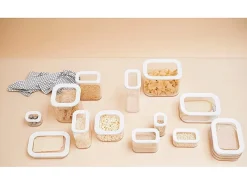 Mepal Modula Vorratsdosen-Set 3-teilig Weiß< Vorratsdosen|Vorratsbehälter