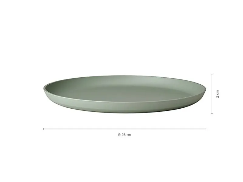Mepal Geschirr<Silueta Essteller 26 cm 4er Set ed