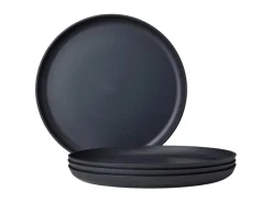 Mepal Geschirr<Silueta Essteller 26 cm 4er Set Nordic Black