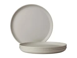Mepal Silueta Essteller 26 cm 4er Set Nordic White< Geschirr