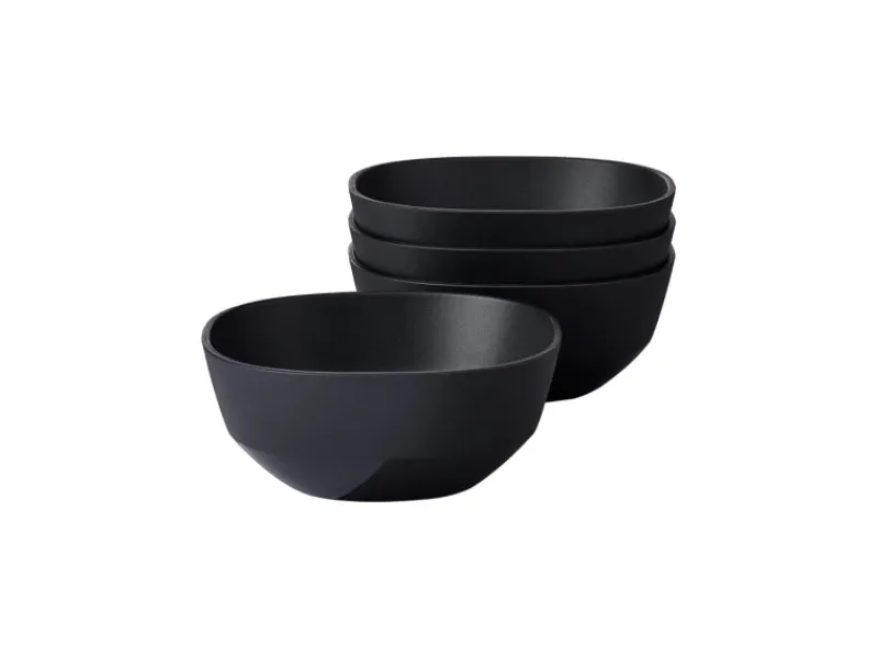Best Mepal Silueta Schalen 250 ml 4er Set Nordic Black Schwarz