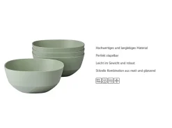 Best Mepal Silueta Schalen 750 ml 4er Set Nordic Sage