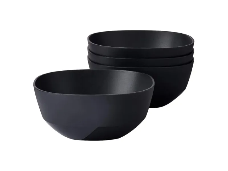 Mepal Silueta Schalen 750 ml 4er Set Nordic Black< Geschirr|Vorratsdosen