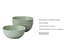 Mepal Geschirr<Silueta Schalen 250 ml 4er Set Nordic