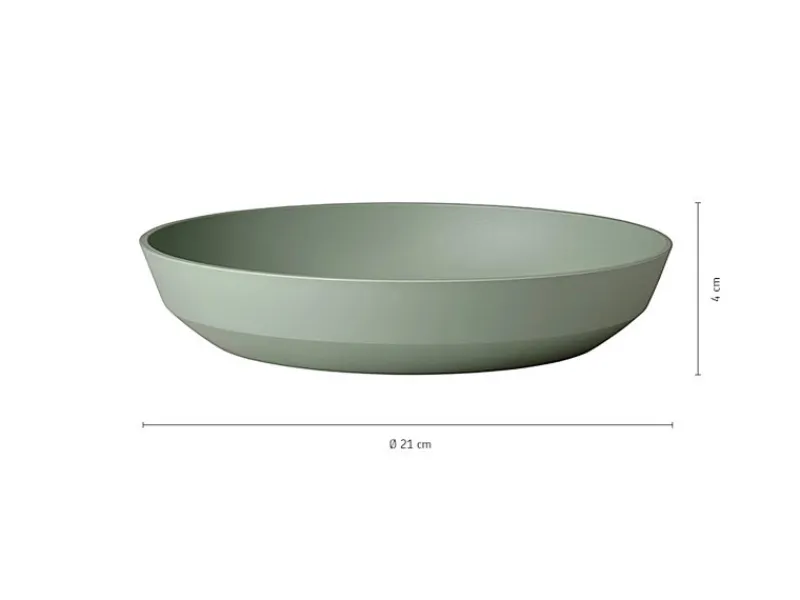 Mepal Geschirr<Silueta Suppenteller 21 cm 4er Set Nordic