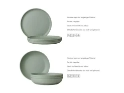 Mepal Geschirr<Silueta Tafel-Set 8-teilig Nordic Black