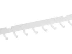 Metall-Hakenschiene 35 cm x 3,5 cm Matt-Weiß< Küchen-Ordnungssysteme