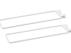 Küchen-Ordnungssysteme<Metall-Trennschiene 10 cm x 26,5 cm Matt-Weiß 2er-Set