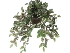 Clearance Mica Decorations Kunstpflanze Tradescantia hängend  Ø 25 cm H 45 cm, Ø: 25 cm