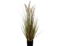Mica Decorations Kunstpflanze Federgras Dogtail Ø 45 cm x 120 cm Grün< Töpfe