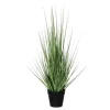 Hot Mica Decorations Kunstpflanze Gras im Kunststofftopf Ø 30 cm x 53 cm Grün