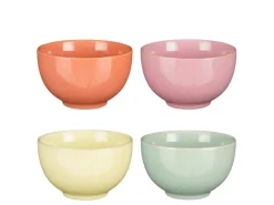 MICA Geschirr<Decorations Rico Schalen Mehrfarbig 4er Set H 8,5 x Ø 14 cm