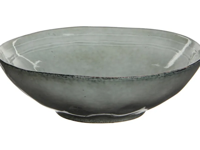 Mica Decorations Tabo Schüssel H 9 x Ø 30,5 cm Grau< Geschirr