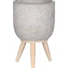 Mica Decorations Töpfe<Topf Jimmy Ø 12,5 cm x 19 cm Hellgrau