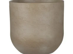 Mica Decorations Töpfe<Topf Nora Rund Ø 23 cm x 21 cm Taupe