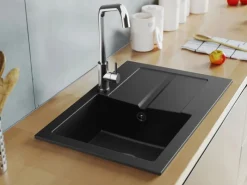 New Miló Einbauspüle Granitverbundstoff Mona 65 Graphit