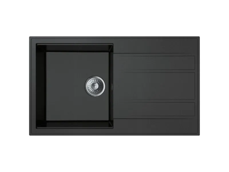 Granitspülen<Miló Einbauspüle Granitverbundstoff Luxuria 86 39 cm Beckenbreite