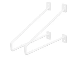 ML-Design Küchenregale<2 Stück Regalhalterung 265 mm aus Stahl Haarnadel Regalwinkel