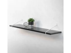ML-Design Küchenregale<2 Stück Regalhalterung 265 mm aus Stahl Haarnadel Regalwinkel